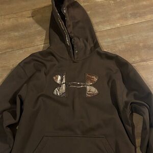 Under Armour Men's Dark Brown Hoodie